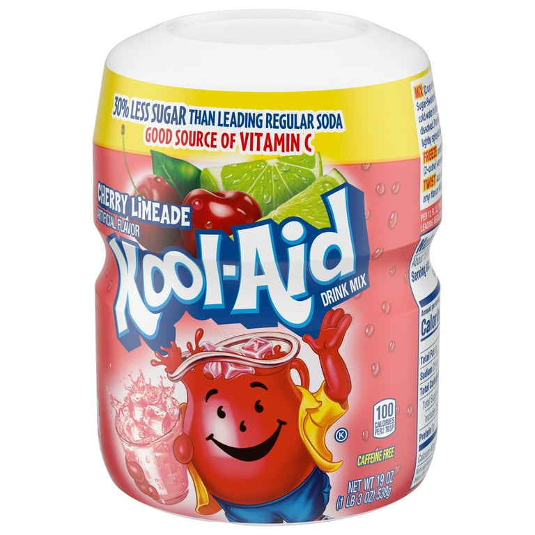 Kool-Aid Cherry Limeade Flavored Sugar-Sweetened Powdered Soft