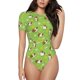 thumbnail image 1 of Balery Guinea Pigs Body de cuello redondo de manga corta para mujer Tops de manga corta Tops básicos-Large, 1 of 7