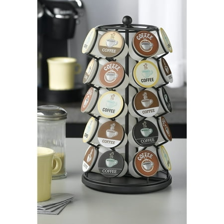 35 Capacity Coffee Pod Carousel in Black