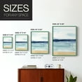 thumbnail image 4 of Watercolor Ocean Horizon I Framed Print in Green Solid Wood 11 x 14 Framed Print, 4 of 6