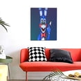 thumbnail image 5 of Saiise Five Nights At Freddy'S Frameless Wall Art for Home Decor,Modern Abstract Canvas Prints,High-Quality Artwork for Living Room, Bedroom, Office, and More,Ready to Hang, Vibrant Colors- 16"x20", 5 of 7
