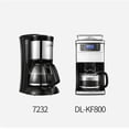 thumbnail image 3 of Cafetera con filtro reutilizable de acero inoxidable, 4 filtros cónicos para cafetera, accesorios, 3 of 4