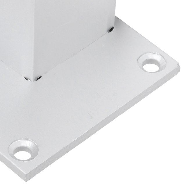 4 Pcs Pieds de Meubles, Pieds de Meuble Carrés Réglables Stables Remplacement pour Fauteuil Lit Armoire et Plus