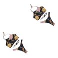 thumbnail image 2 of Sonducket Tankini estampado bohemio cintura alta Split traje de baño Push-up Bra Panty Pool Party traje de baño señora adultos Type1 NO1, 2 of 6
