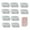 24x10cm, variant on 50 Pcs/Set Clear Stamp and Die Storage Bag Plastic Envelopes Scrapbooking Storage Die Cuts Pockets for Card Making