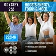 thumbnail image 4 of (Pack of 12), Odyssey 222 Sparkling Energy + Focus - Blue Raspberry, 12 fl oz, 4 of 5