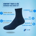 thumbnail image 3 of Calcetines para hombre de vestir. Hechos de algodón. Acolchados corto colores surtidos 6 pares, 3 of 6