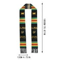 thumbnail image 3 of Scarf Double Layered Tassel Shawl Satin Graduation Ribbon Logo Honor Adult Etiquette Shoulder Strap, 3 of 8