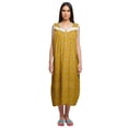 thumbnail image 1 of Moomaya Chemise de Nuit d'Allaitement à Col Rond Imprimé pour Femmes en Coton, 1 of 5