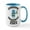 White/Blue Inside, variant on CafePress - 2025 Autism Celebrate Uniqueness - 15 oz Ceramic Large White Novelty Mug