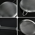 thumbnail image 3 of Professional Grade Stainless Steel Strainer, Sift Flour With Ease, Ultra-Fine Mesh Screen For Precise Filtering, Reinforced Frame For Unmatched Durability, 3 of 6