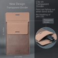 thumbnail image 2 of Diodrio Protector De Bolsillo Estuche De Cuero Para Bolígrafos Organizador Para Camisas Batas De Laboratorio Capacidad Para 5 Bolígrafos Diseñado Para Mantener Los Bolígrafos En El Interior Cuando Se, 2 of 5