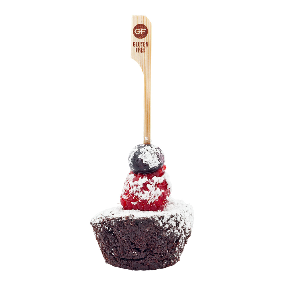 RWSmart Natural Bamboo Skewer Gluten Free Label 4" 1000 count box