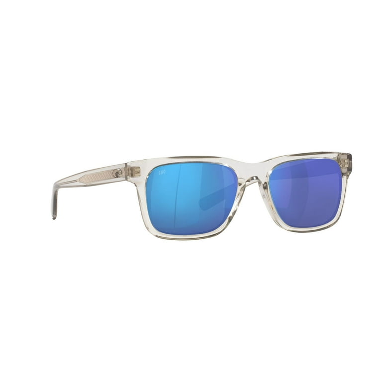 Costa Del Mar Tybee Polarized Blue Mirror 580G Square Sunglasses  