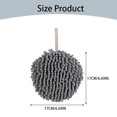 thumbnail image 3 of Hand Wipe Ball *4 Absorbent Hanging Hand Towel Plush Towel 6.8 Inch Set of 4 Pcs for Kitchen & Bathroom Soft & Gentle Towel, 3 of 8