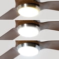thumbnail image 2 of Ventilador Techo Níquel Satinado 1 Luz Led 20w  52 LámparaYa 22069-4, 2 of 6