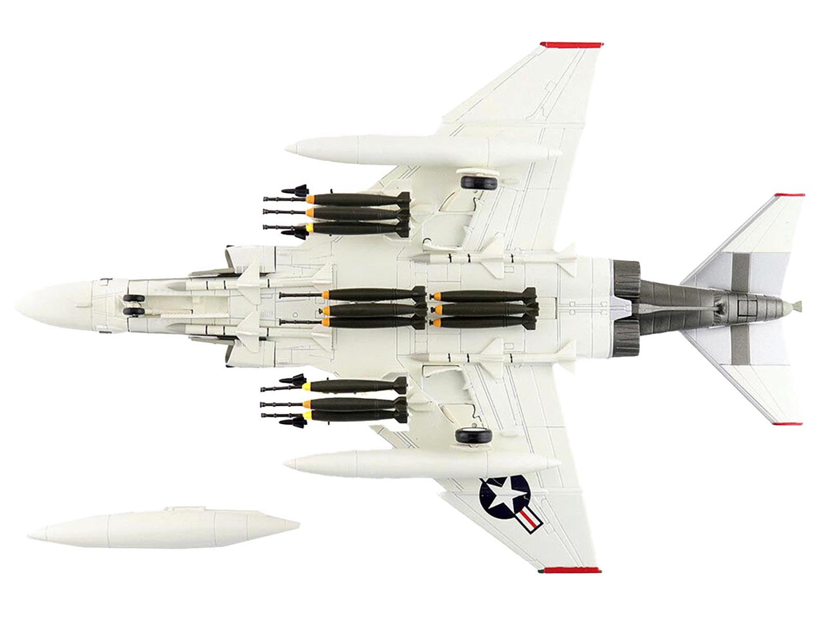 McDonnell Douglas F-4J Phantom II Fighter-Bomber Aircraft US Marine Corps "Air Power Series" 1/72 Diecast Model by Hobby Master