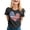 v#24Grey166, variant on WAYUTE Women Shirts Us National Flag Pattern USA 1776-2026 Letter Print Short Sleeve Crew Neck For 4Th Of July Party Night Casual Tee,Dark Gray,M