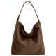 thumbnail image 1 of Bolso Mano para Mujer Y Hombre Hobo Gamuza Gran Capacidad, 1 of 9