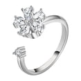 thumbnail image 3 of Xihbxyly Anillo de Aleación Llamativo con Flores Giratorias, Accesorio de Moda para Damas, Diseño Único para Fiestas, Compromisos y Clubes, Un Regalo Elegante., 3 of 7