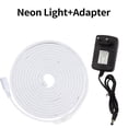 thumbnail image 1 of Tira de luces LED de neón para decoración del hogar, tira de luces LED de 12V CC, resistente al agua, SMD 2835, Flexible, color blanco cálido, 1M, 2M, 5M, 1 of 4
