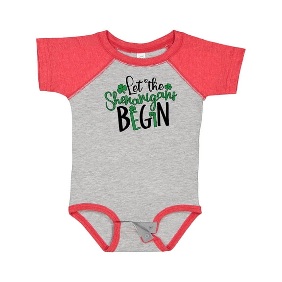 Inktastic St. Patrick's Day Let the Shenanigans Begin Boys or Girls Baby Bodysuit
