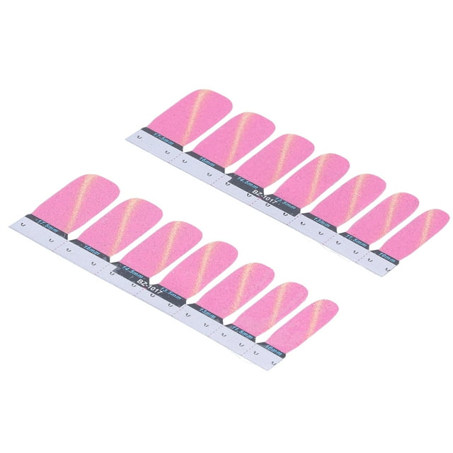Pegatinas para esmalte de uñas BuyWeek 14 unidades tiras adhesivas