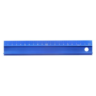 2Pcs Stainless Steel Ruler Metal Ruler 15cm/30cm for Engineering School  Office Drawing 