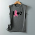 thumbnail image 4 of EQWLJWE Débardeurs Sans Manches pour Femmes Débardeurs d'Été pour Femmes Mode Décontractée Femmes Sans Manches Imprimé Dames Col Rond Chemisiers Hauts T-Shirt, 4 of 5