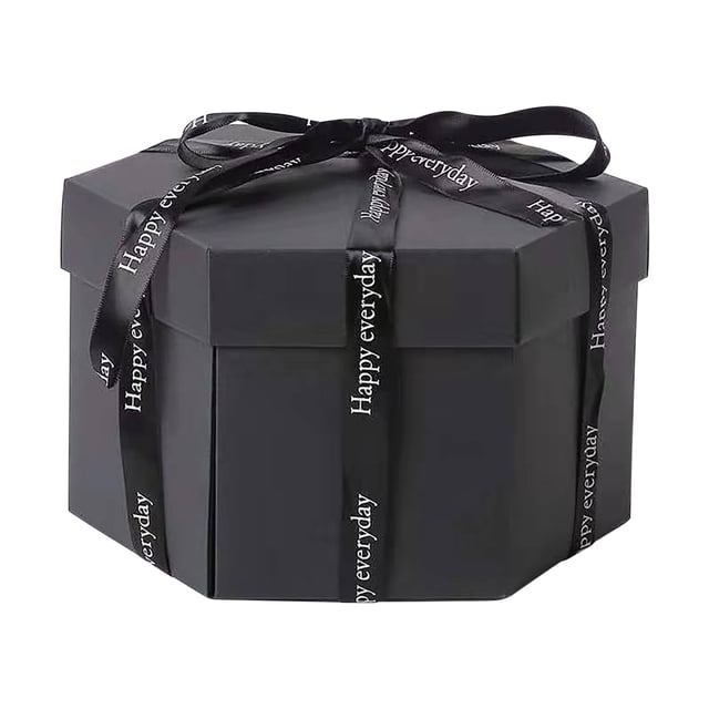 4 X 6 Photo Album Diy Creative Photo Box Hexagon Multi-Layer Explosion Box Creative Surprise Box with Guide Photo Album Love Box Photo Box