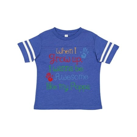 

Inktastic Awesome Like Poppa Gift Toddler Boy or Toddler Girl T-Shirt