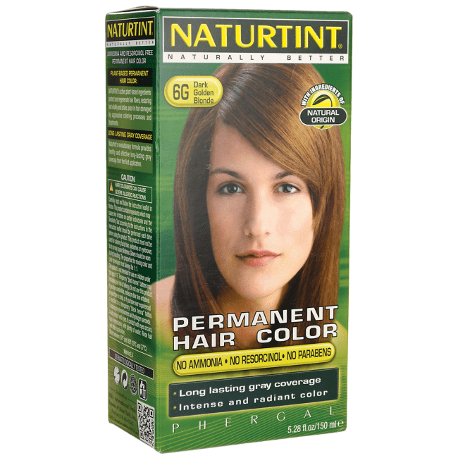 Naturtint Permanent Hair Color 6g Dark Golden Blonde 1 Box Walmart Com