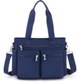 thumbnail image 2 of Govco Working Bag for Lady, Nylon Tote Bags for Women with Multiple Pockets Casual Blue Handbags for Work Travel, 2 of 7