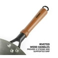 thumbnail image 6 of Oster Sangerfield 14-Inch Carbon Steel Flat Bottom Wok w/ Wood Handles, 6 of 7