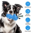 thumbnail image 3 of PcEoTllar Dog Toy for Aggressive Chewer Large Medium indestructible Super Chew Dog Toys Squeaky Dog, Slipper Shape Squeaky Dog Toys for Aggressive Chewers Puppies Medium Large Dogs, Blue, 3 of 10