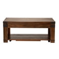 thumbnail image 2 of Steve Silver Co. Arusha Table Basse à Plateau Relevable avec 2 Espaces de Rangement et Roulettes Cachées, Cerisier Moyen, 2 of 11