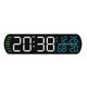 thumbnail image 1 of Reloj despertador digital, reloj de escritorio, práctico, electrónico, inteligente, multiusos. Blanco, 1 of 9