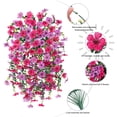 thumbnail image 3 of Flores artificiales HyeFlora Daisy Púrpura y Rosa Intenso, 2 unidades, 3 of 8