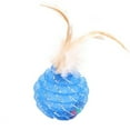thumbnail image 1 of Cat Feather Ball Funny Interactive Training Cat Teaser Ball Cat Feather Toy, 1 of 9