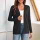 thumbnail image 5 of Suéter Tipo Cárdigan Abierto para Mujer (Disponible en Grandes), Negro, Talla XXL, 5 of 7