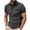 Dark Gray, variant on Men's Dress Shirts with Pocket Pullover Button Closure Short Sleeve Henley Tops for Business Casual Wear Spring Summer Casual Outfits