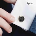 thumbnail image 2 of Gemelos para hombre perfecl con puño francés Estilo D, 2 of 8
