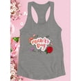 thumbnail image 3 of Mother's Day Flowers Racerback Tank Women -Image by Shutterstock, Female Small, 3 of 4