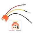 thumbnail image 2 of 2x H4 Wire Wiring Harness Sockets Replacement Sealed Beam 3 Pin Ceramic Headlight Connector 14AWG Adapter Fits for Car Heavy Duty, 2 of 7