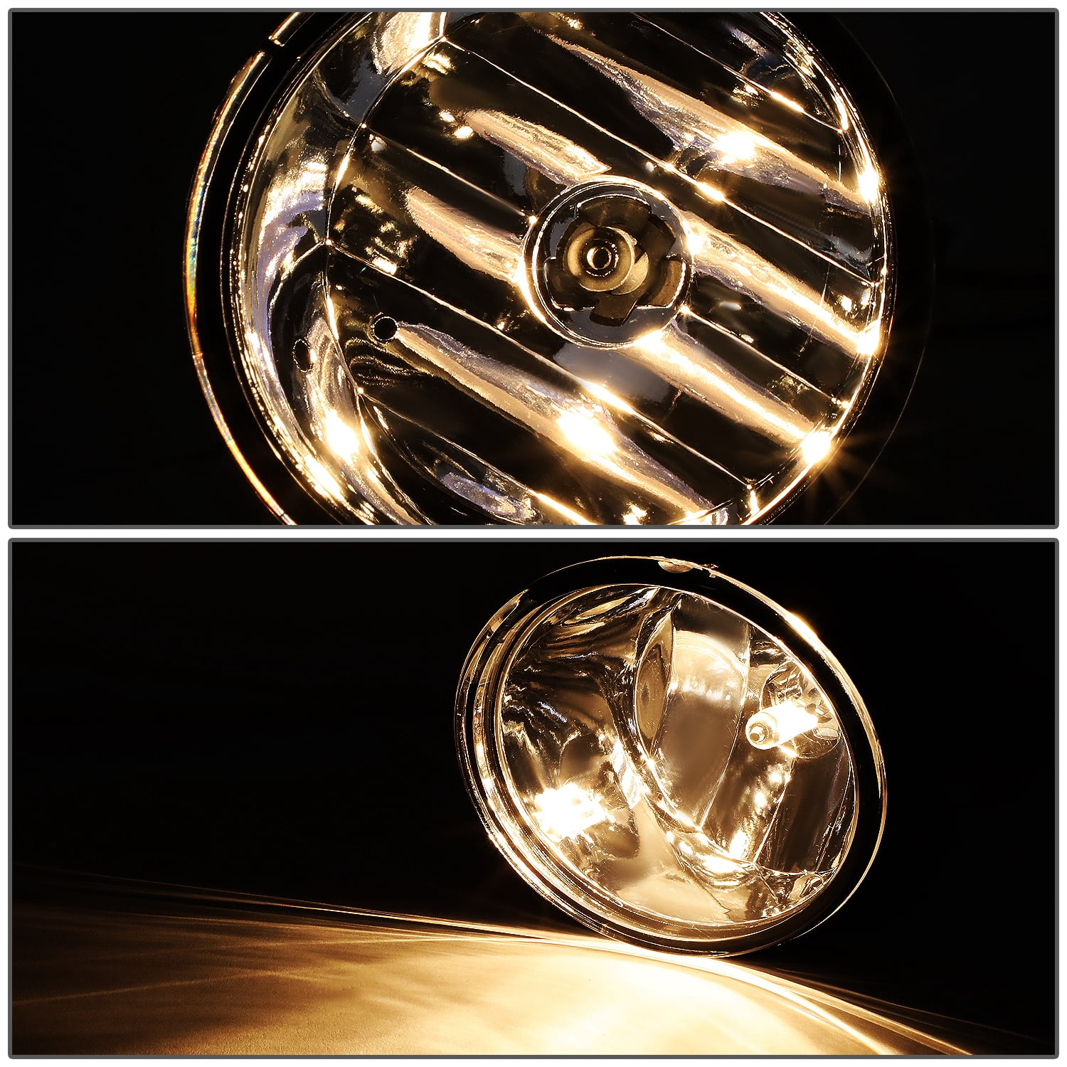 DNA Motoring For 05-15 Nissan Titan Armada Smoked Lens Front Bumper Fog Light Lamps Pair