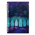 thumbnail image 7 of FORMRS 1-Subject Spiral Notebook 8" x 5" College Ruled 60 Refillable Sheet, 2 Pack, Purple Moonlight Forest, 7 of 7