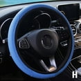 thumbnail image 5 of 100% New Micro Fiber Leather Steering Wheel Cover - Luxury Design, All-Season Protection, 5 of 9