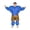 Blue, variant on Inflatable Muscle Man Costume For Adults - Funny Strongman Party Outfit (Blue/Red),Height 4'11"-6'3",Red