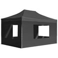 thumbnail image 3 of vidaXL Party Tent Pop up Canopy Tent Folding Patio Gazebo with Walls Aluminum, 3 of 11