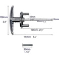 thumbnail image 4 of 2024 Garage Door Keyed T-handle Lock Kit With 2keys universal Shed Door Lock T Handle, 4 of 4